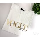 VOGUE póló (arany színű felirat)