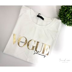 VOGUE póló (arany színű felirat)