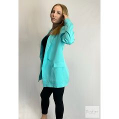 DARIA oversize blézer, türkizkék