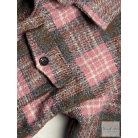 LINA kockás oversize ingkabát